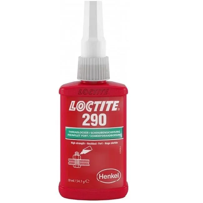 Резьбовой фиксатор средней прочности, капиллярный Loctite 290 Резьбовой фиксатор средней прочности, капиллярный Loctite 290