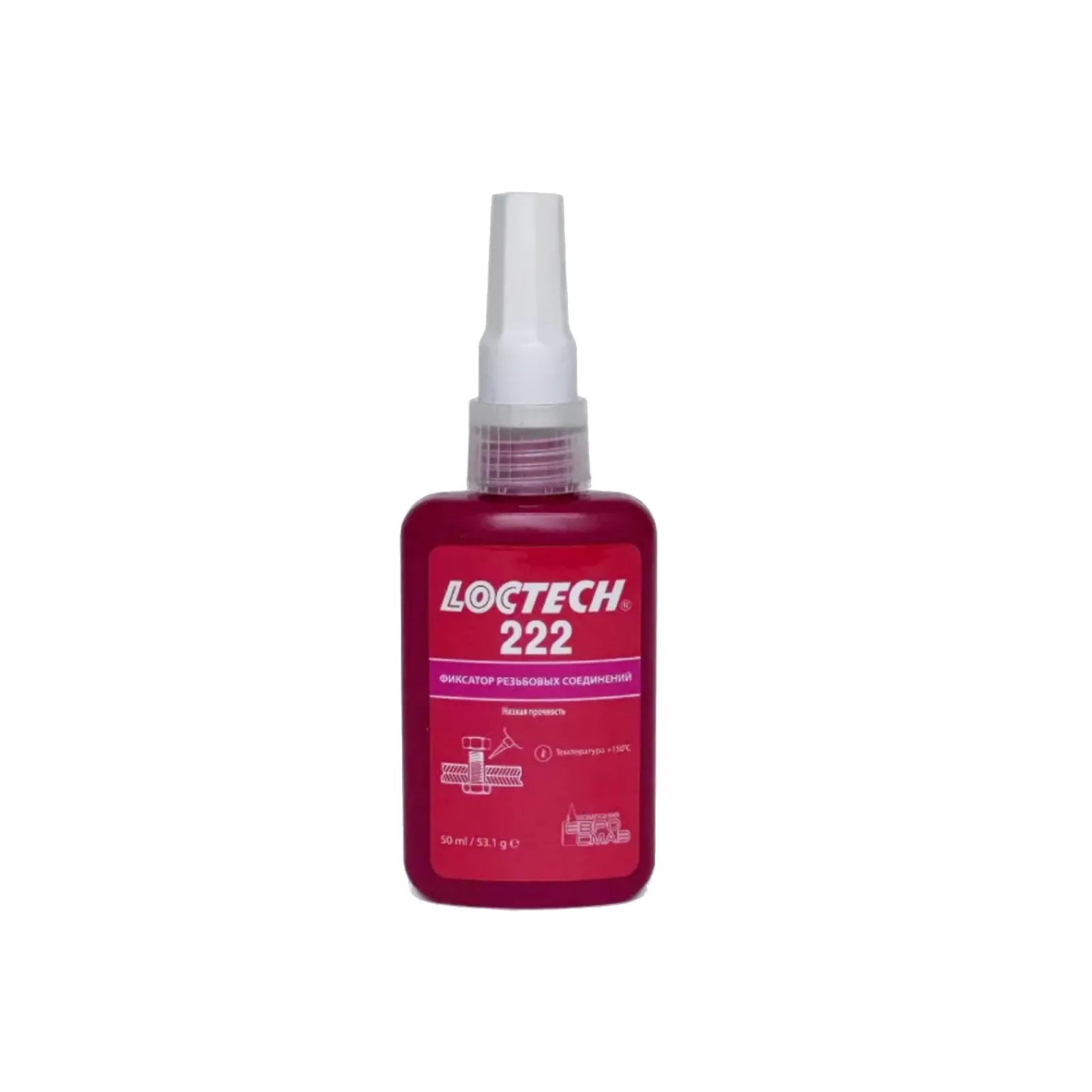 LOCTECH 222 50ML Резьбовой фиксатор низкой прочности LOCTECH 222 50ML Резьбовой фиксатор низкой прочности